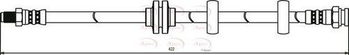 New apec front axle brake - front, hose