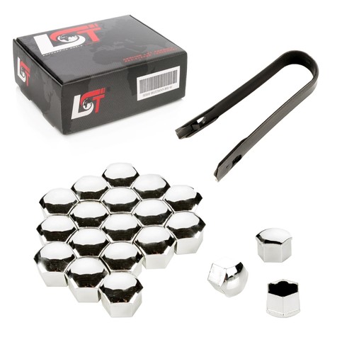 20x wheel bolt caps chrome - wheel,