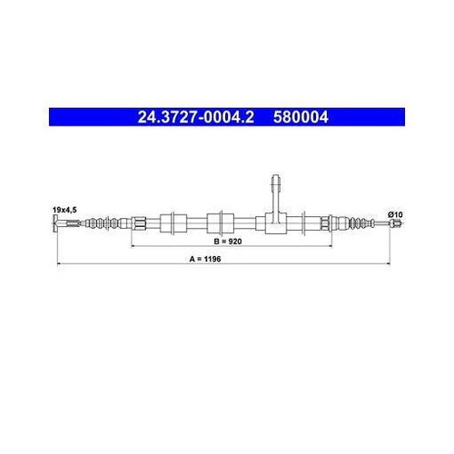 Ate 3727 0004 - 24.3727-0004.2, cable