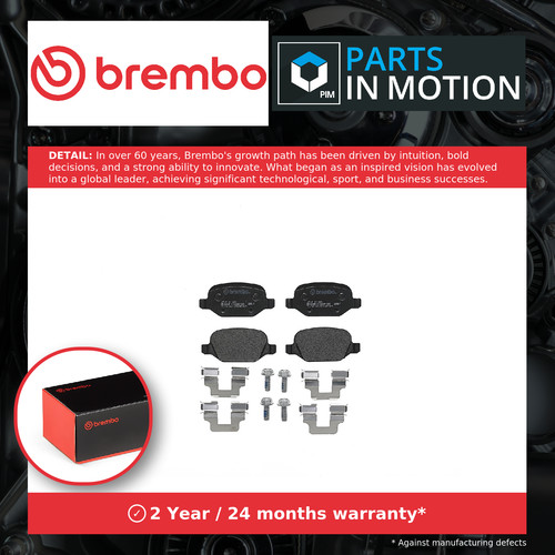 Brake pads set rear p23065 - pads,