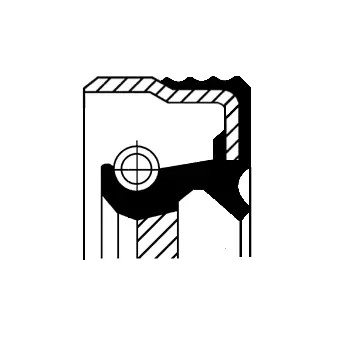 Shaft seal crankshaft fits - seal,
