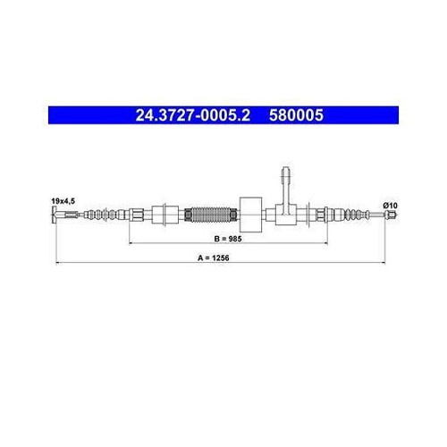 Ate 3727 0005 cable - ate, 24.3727-0005.2