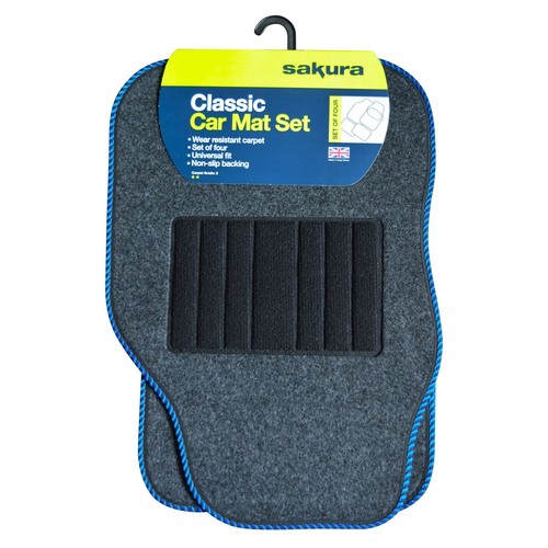 Grey carpet car - floor, mat