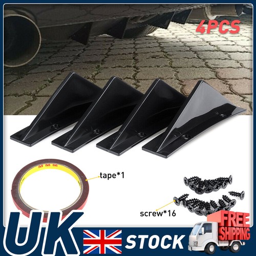 4pcs glossy black rear - 4pcs,