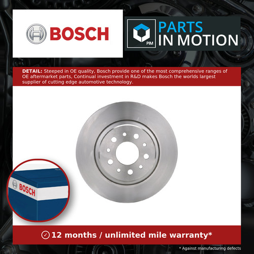 Brake discs pair solid - solid, fits