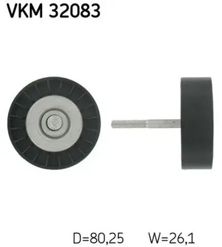 Belt pulley vkm 32083 skf - pulley,