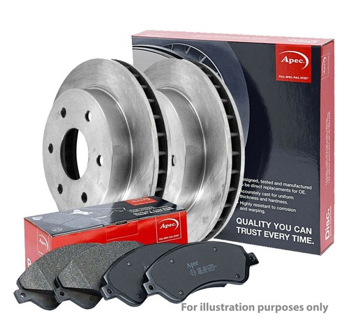 Front brake discs - discs, fits