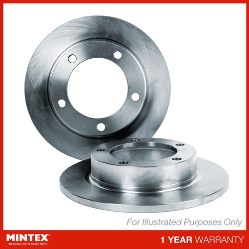 Brake discs solid - 2x,