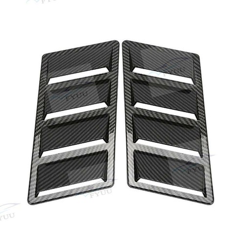 Pair carbon fiber look car - fiber,